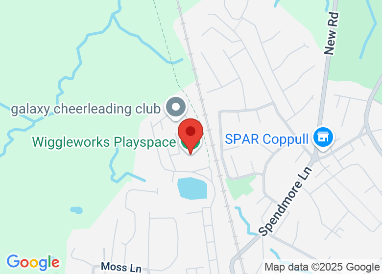 Map showing location of Wiggleworks Playspace