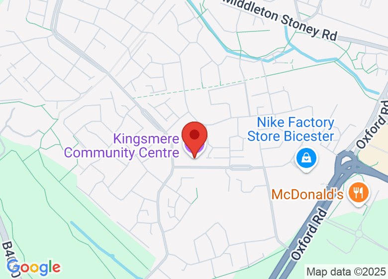 Map showing location of Kingsmere Community Centre