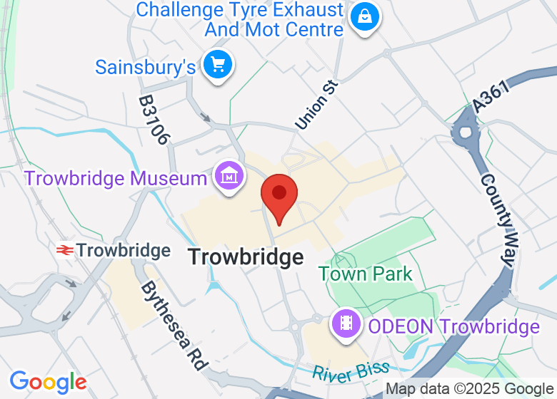 Map showing location of Roast and Toast