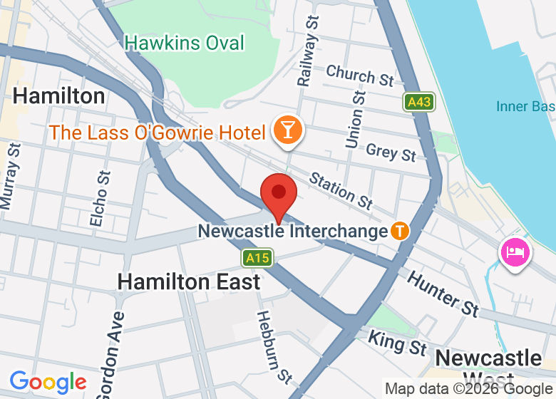 Map showing location of The Base Health
