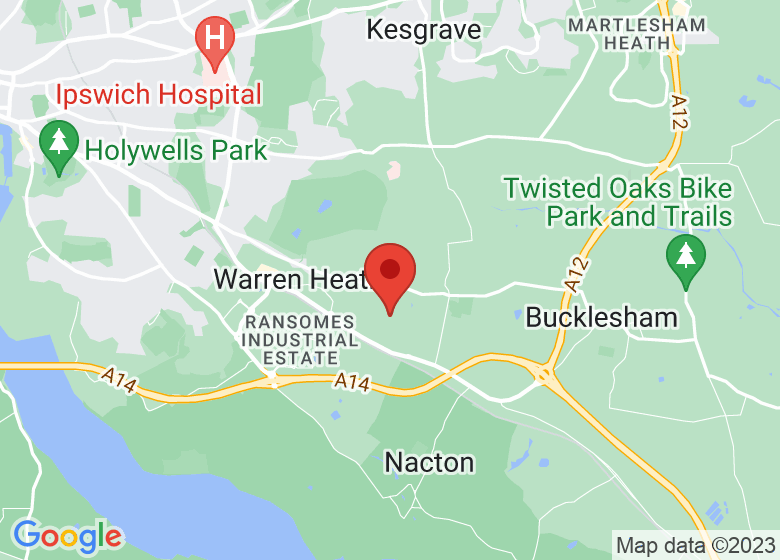 Map showing event location