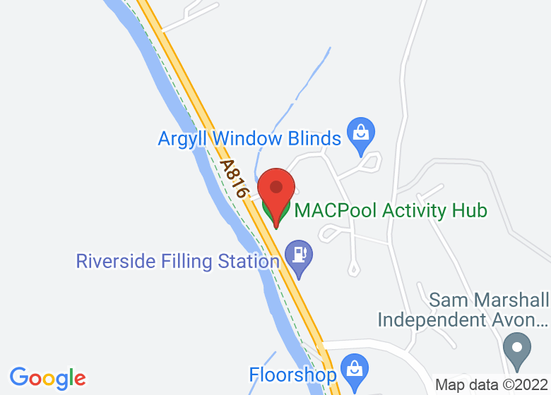 Map showing location of MACPool Activity Hub