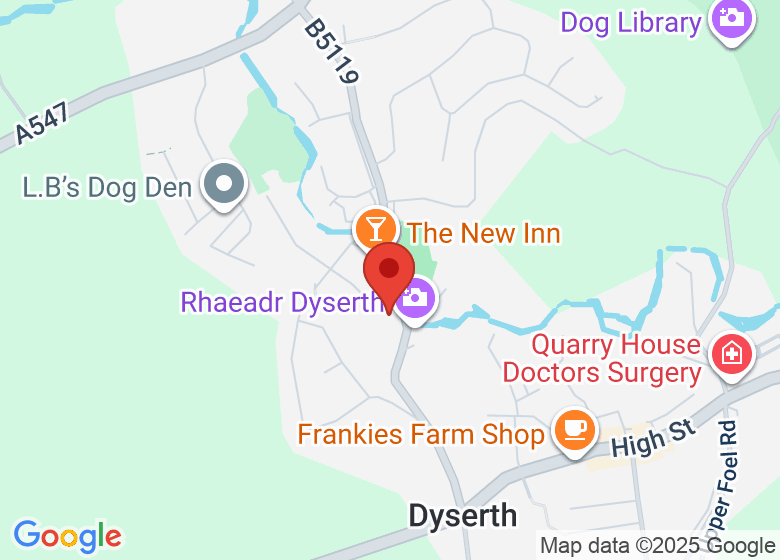 Map showing location of Bethel Chapel Waterfall Apartments