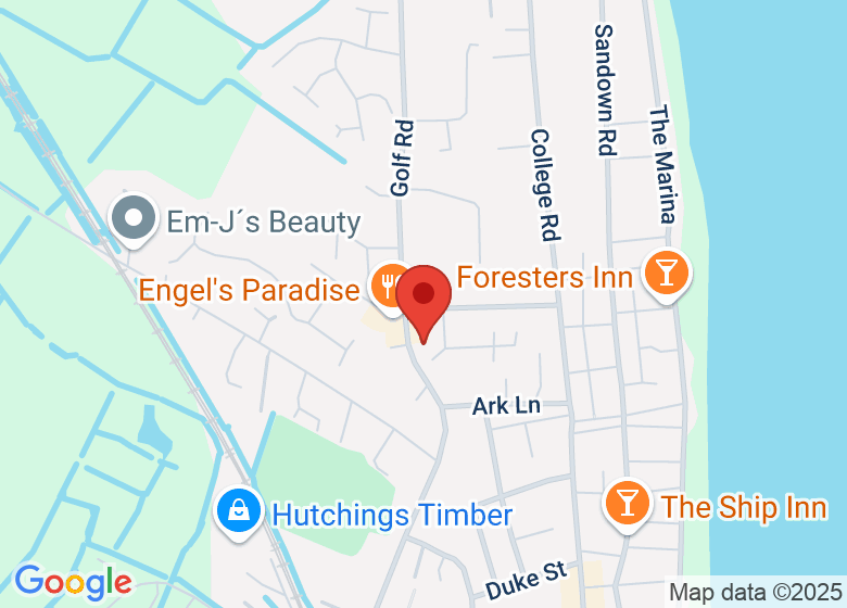 Map showing location of Golf Road Community Centre