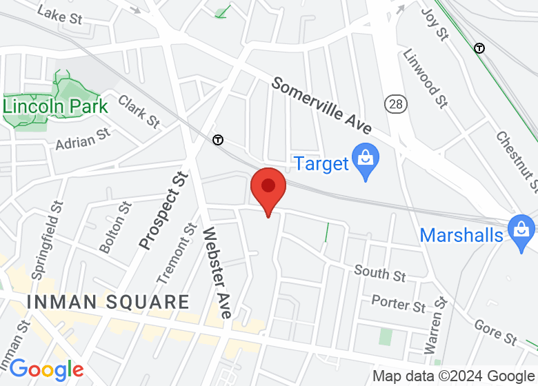 Map showing location of SomArt at the Hive