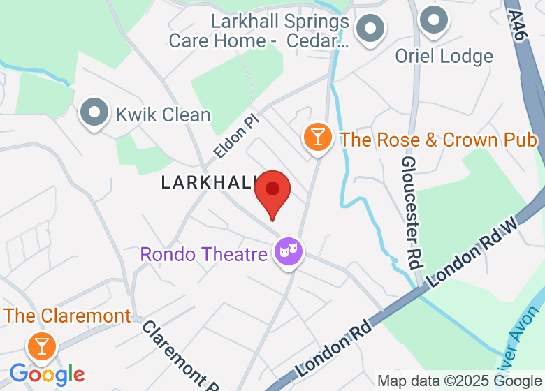 Map showing location of New Oriel Hall