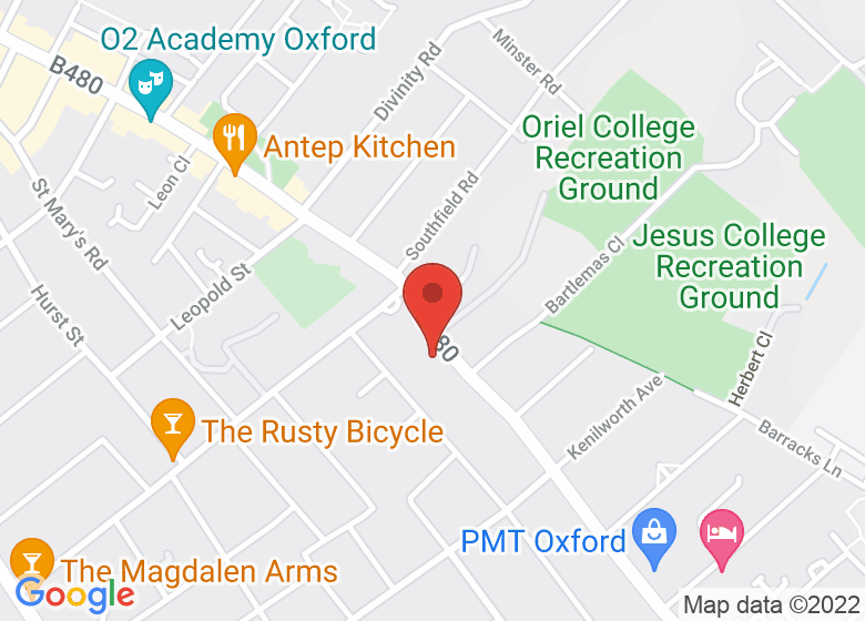 Map showing location of Christian Life Centre