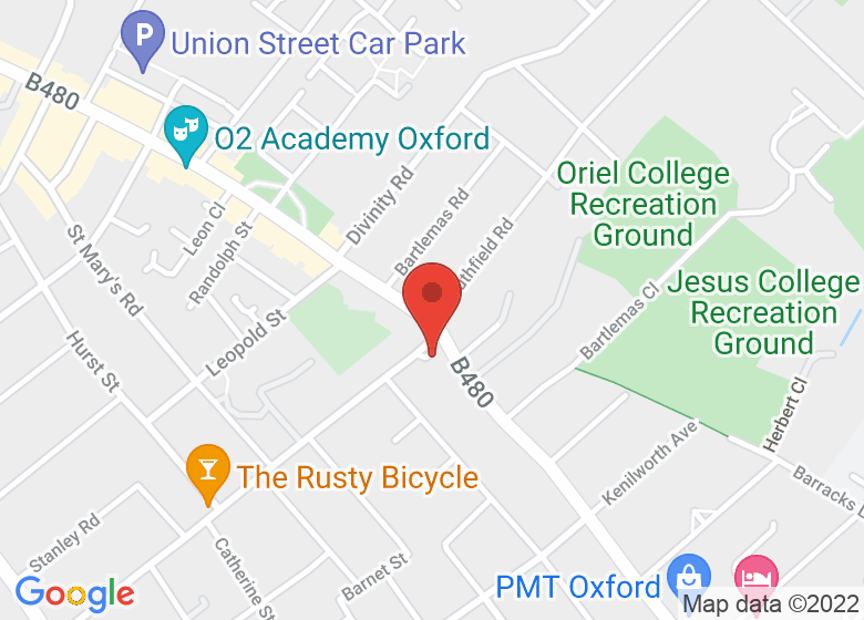Map showing location of Christian Life Centre