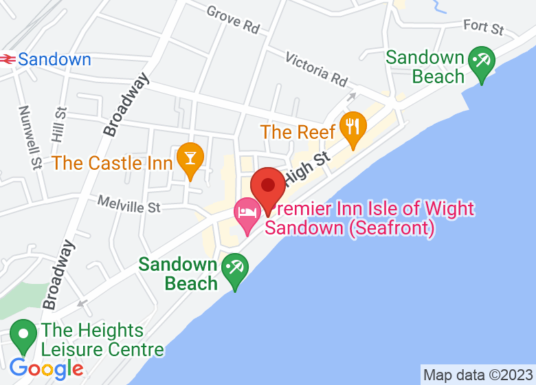Map showing location of Trouville Hotel