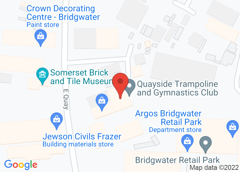 Map showing location of The Luxon Centre