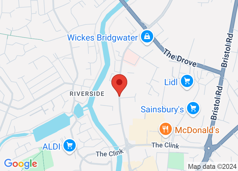 Map showing event location