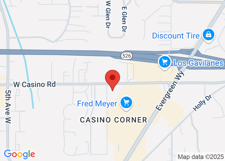 Map showing location of The Village on Casino Road