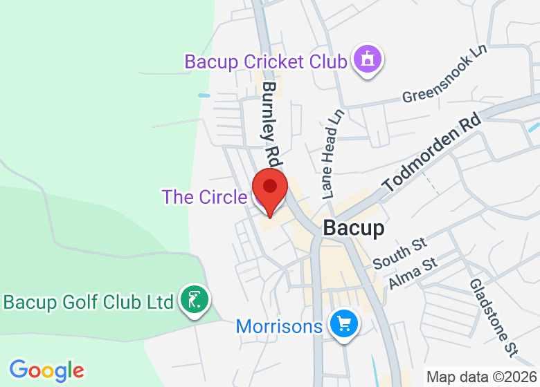 Map showing location of The Circle