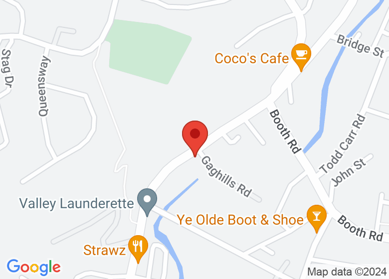Map showing location of The Nurturing Nest