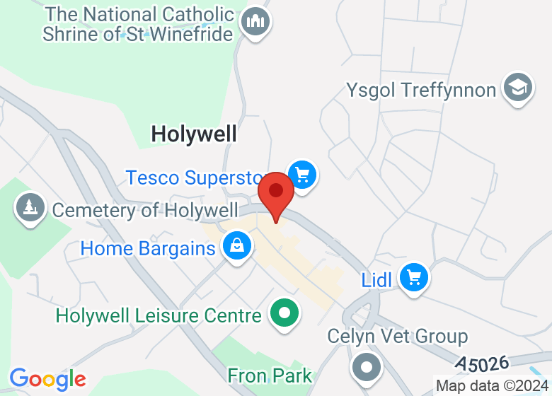 Map showing location of Nexus Creative Spaces