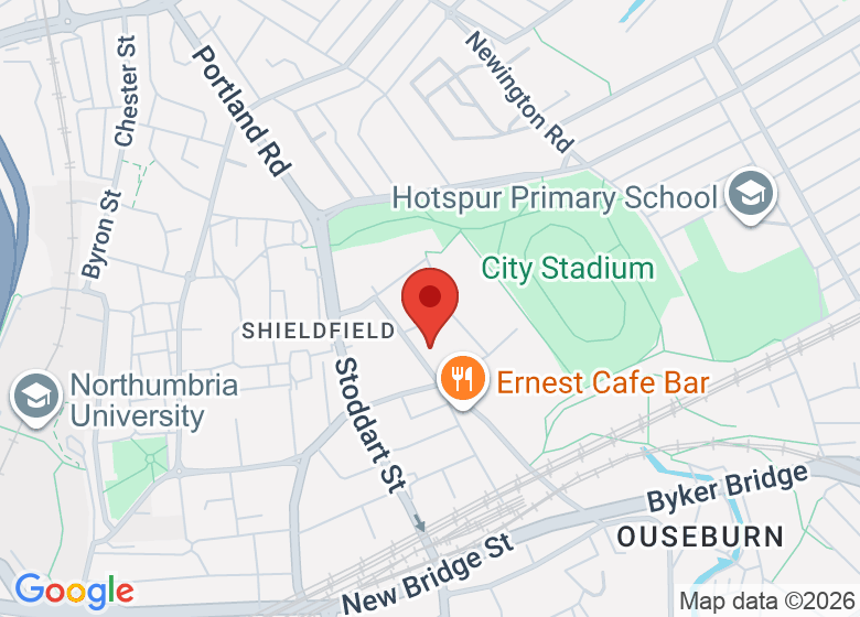 Map showing location of Yoga X Life Studios Newcastle | Home of Yoga x Life Trainings, Yoga x Life Retreats & The Warriors of Light Trainings