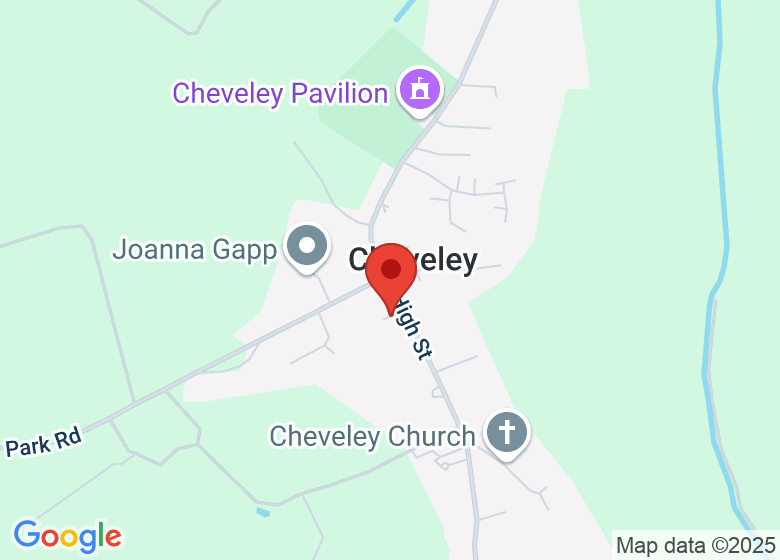 Map showing location of Cheveley Parish Hall