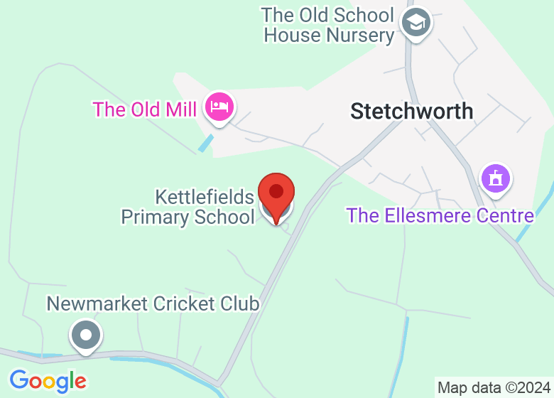 Map showing location of Kettlefields Primary School