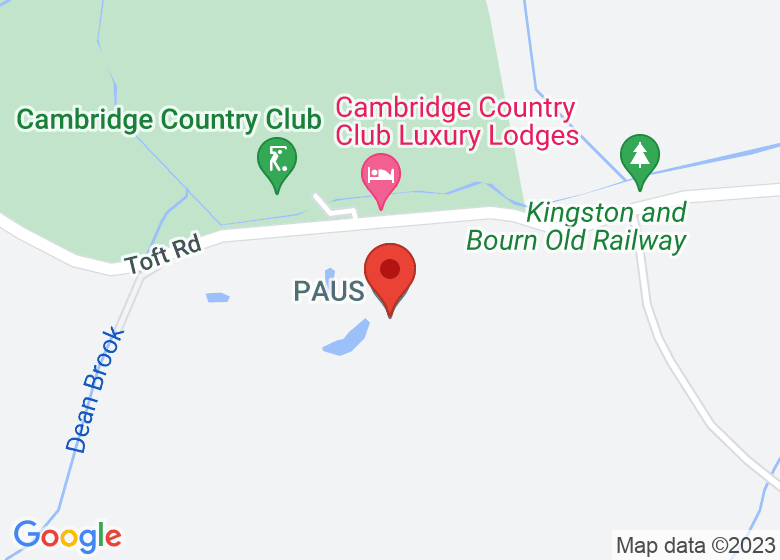 Map showing location of PAUS.