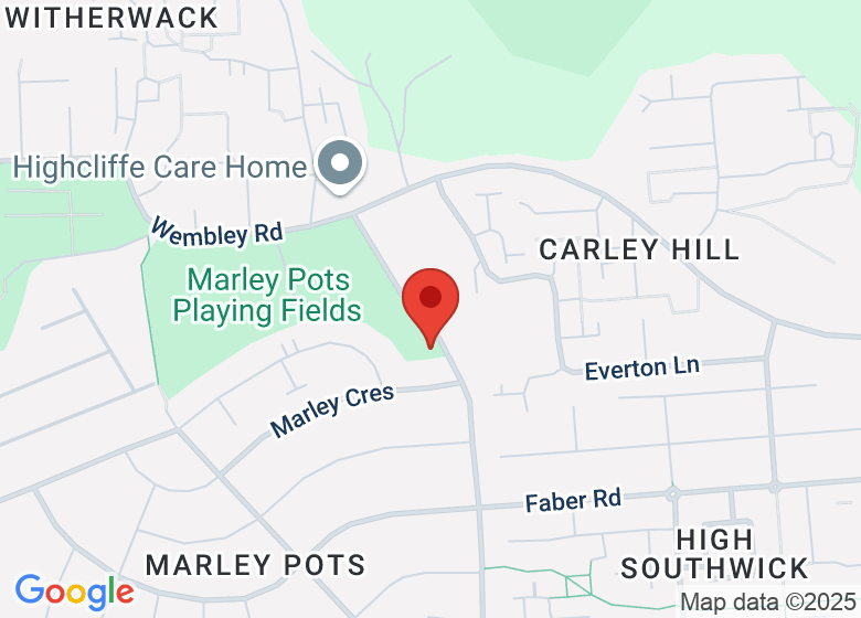 Map showing location of Marley Park Community Fire Station