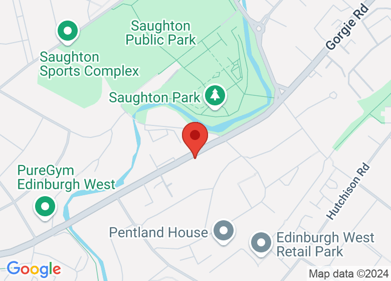 Map showing location of The Bike Station