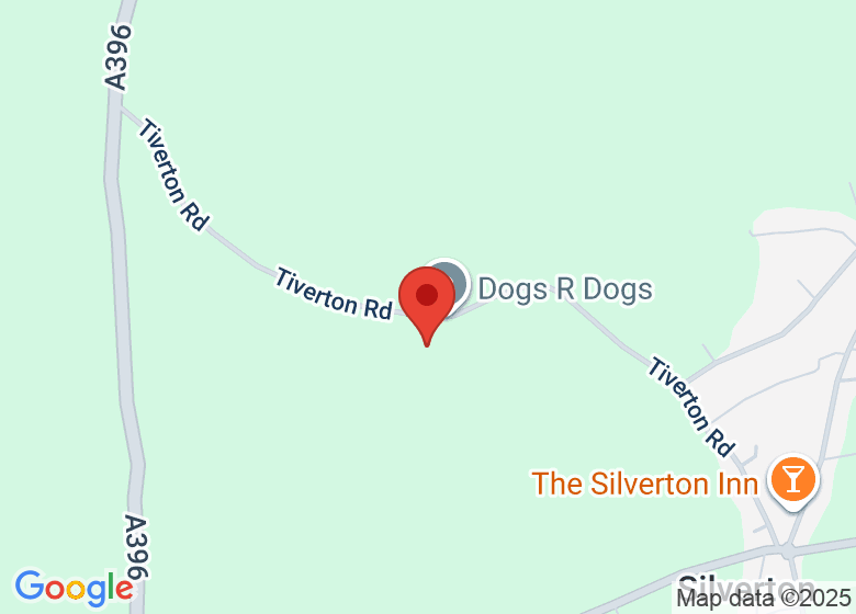 Map showing location of Dogs Matter Barn