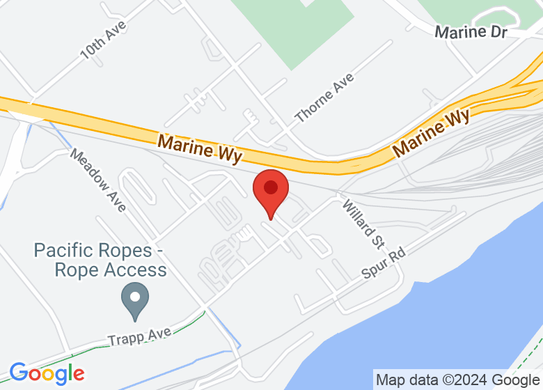 Map showing location of Liftex Equipment Rentals Inc.