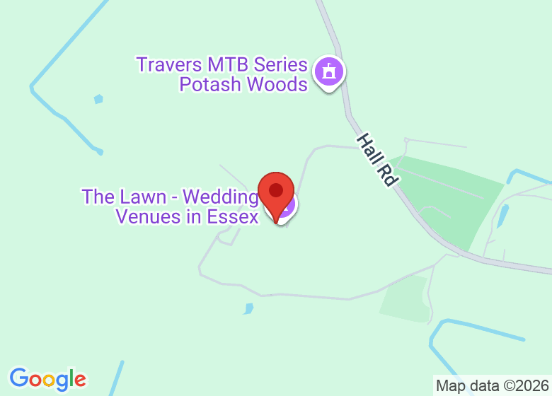 Map showing location of The Lawn - Wedding Venues in Essex
