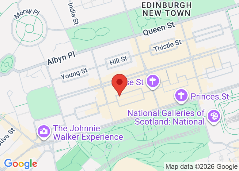 Map showing location of 87 Rose St North Lane