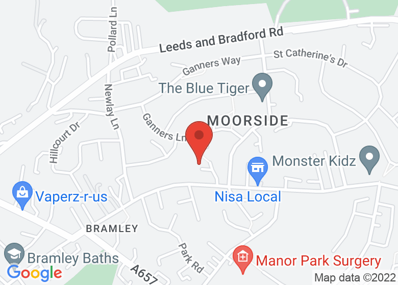 Map showing location of The Villagers Community Club