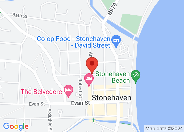 Map showing location of The Lodge of Stonehaven 65