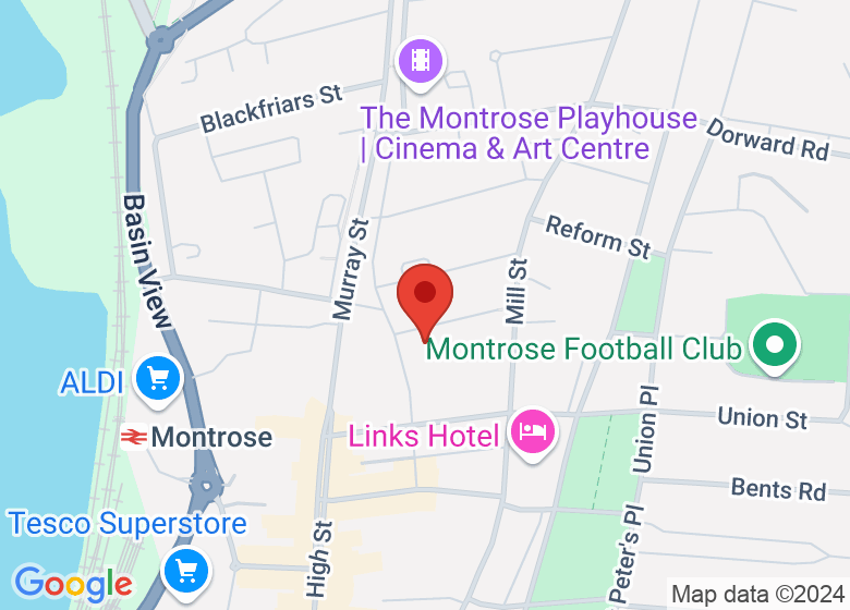 Map showing location of Columbas Hall
