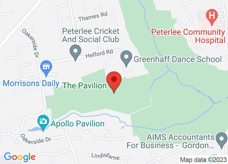 Map showing location of The Pavilion