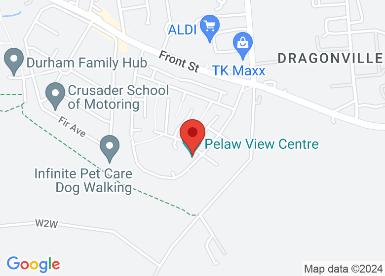 Map showing location of Pelaw View Centre