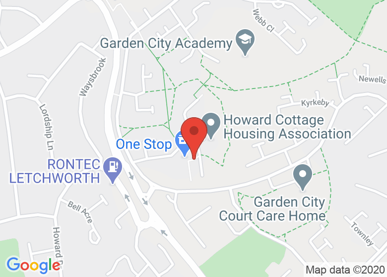 Map showing location of Jackmans Community centre 