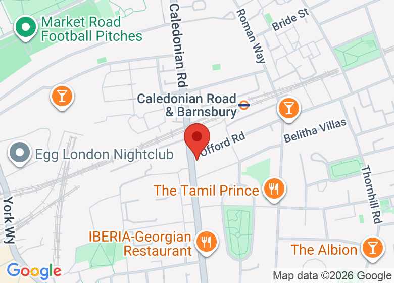Map showing event location