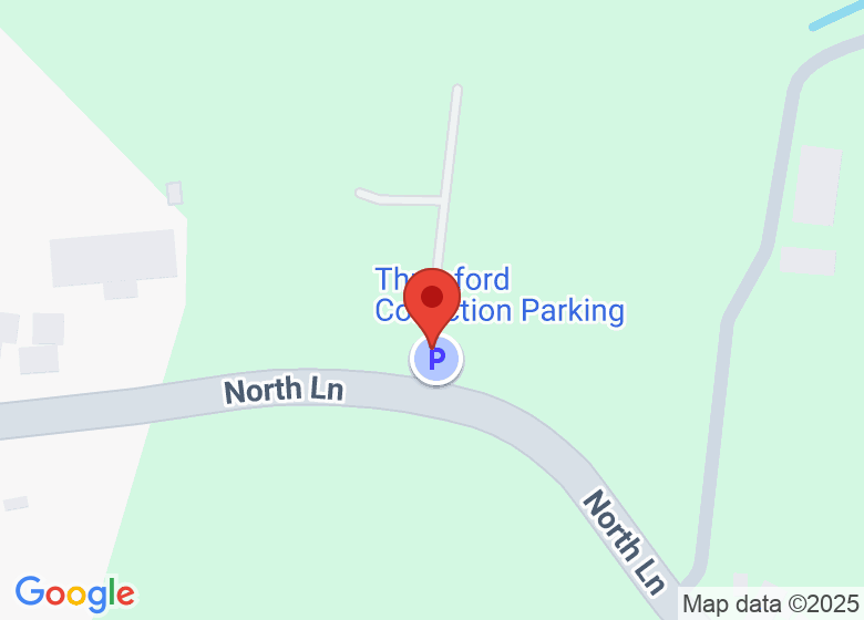 Map showing location of Thursford Christmas Spectacular