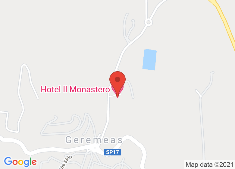 Map showing location of Hotel Il Monastero