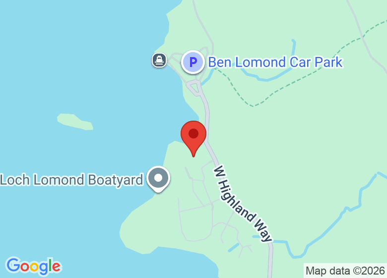 Map showing location of Hot Tottie Sauna Rowardennan