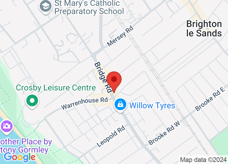 Map showing location of The Kids Club and Sensory Room
