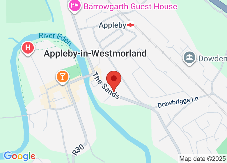 Map showing location of Coach House Studio