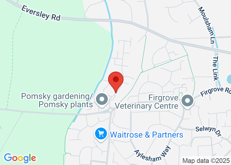 Map showing location of HedgeCroft Lounge 