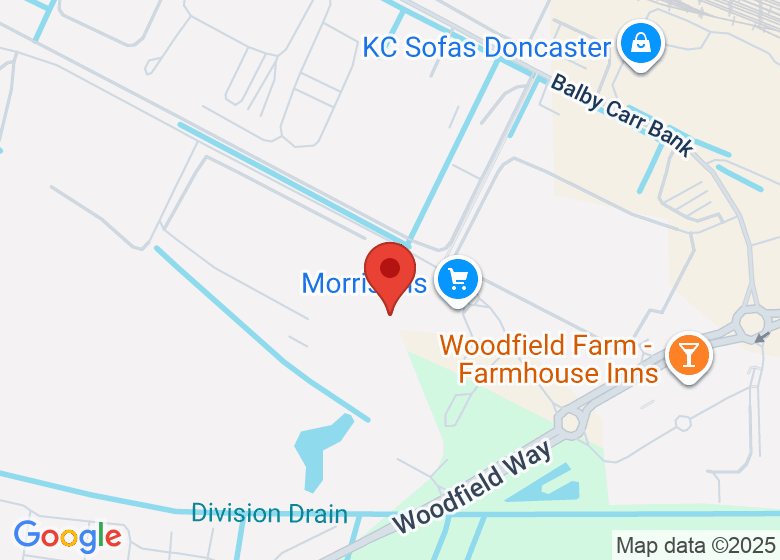 Map showing location of Play Valley Doncaster