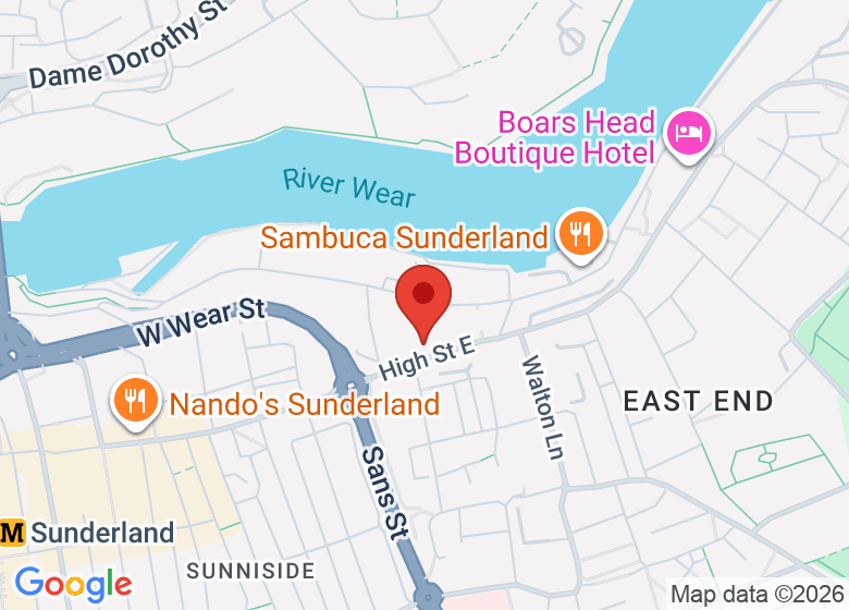 Map showing location of Eagle Building